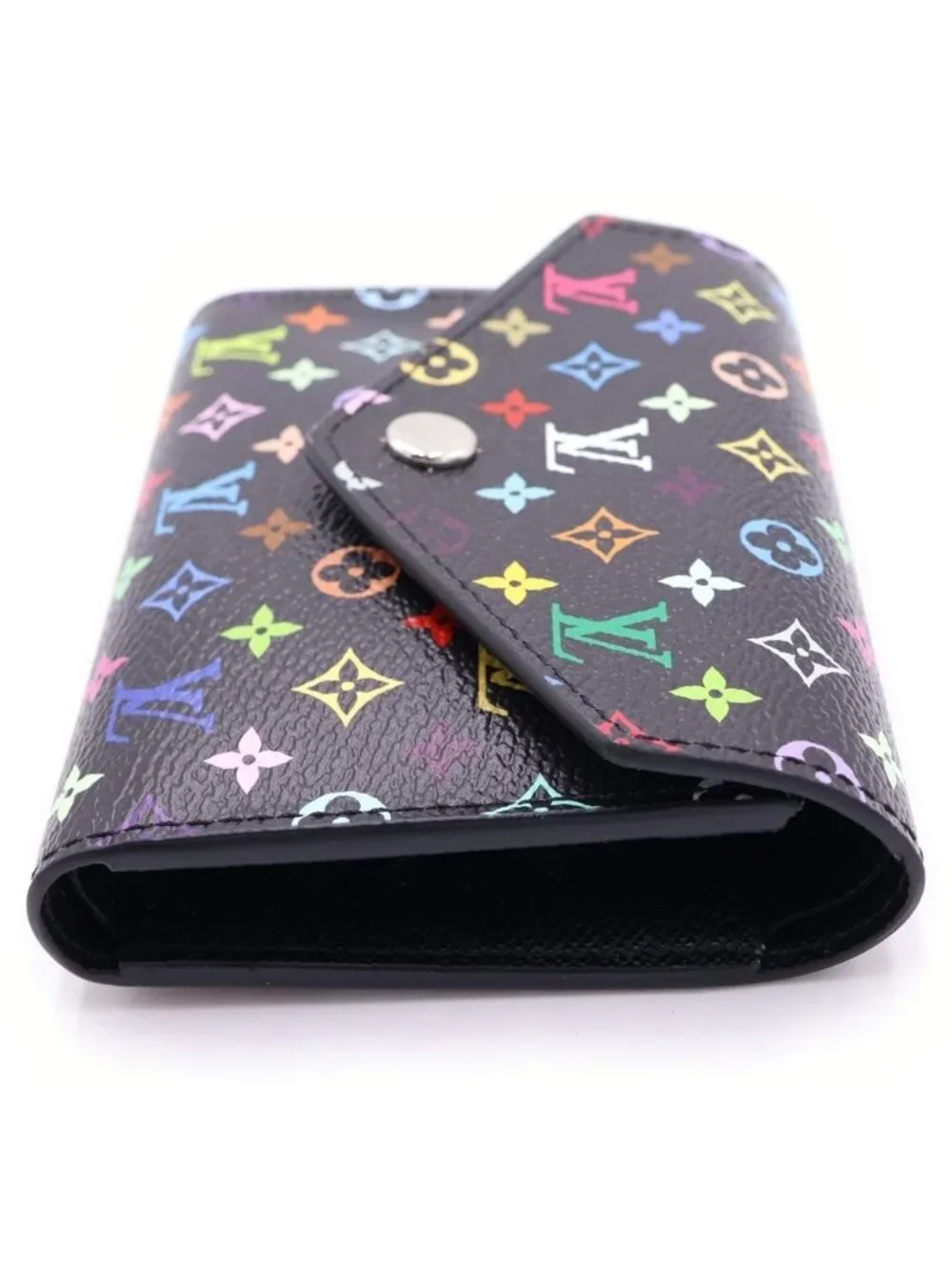 Louis Vuitton Monogram Multicolor Portefeuille Victorine Compact Wallet Trifold